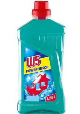 Средство для мытья полов W5 Голубая лагуна, 1,25 л 